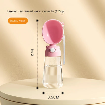 Portable Water Bottle with Food Dispenser